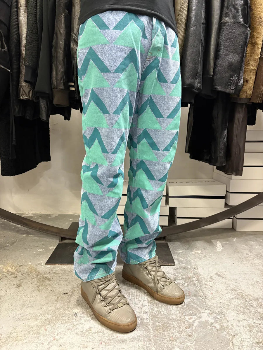 Acne Studios Bla Konst Land Print Denim Jeans LmjGTlu 4