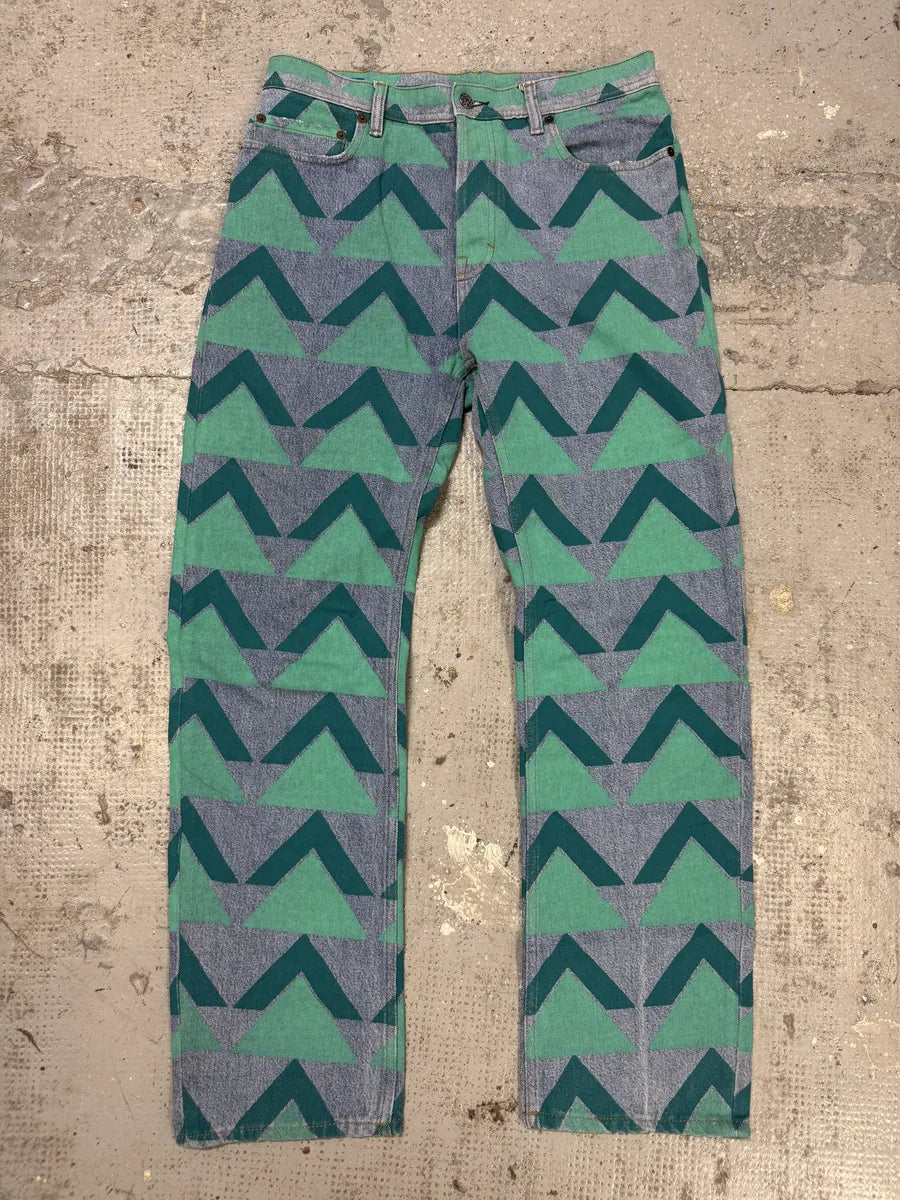 Acne Studios Bla Konst Land Print Denim Jeans LmjGTlu 5