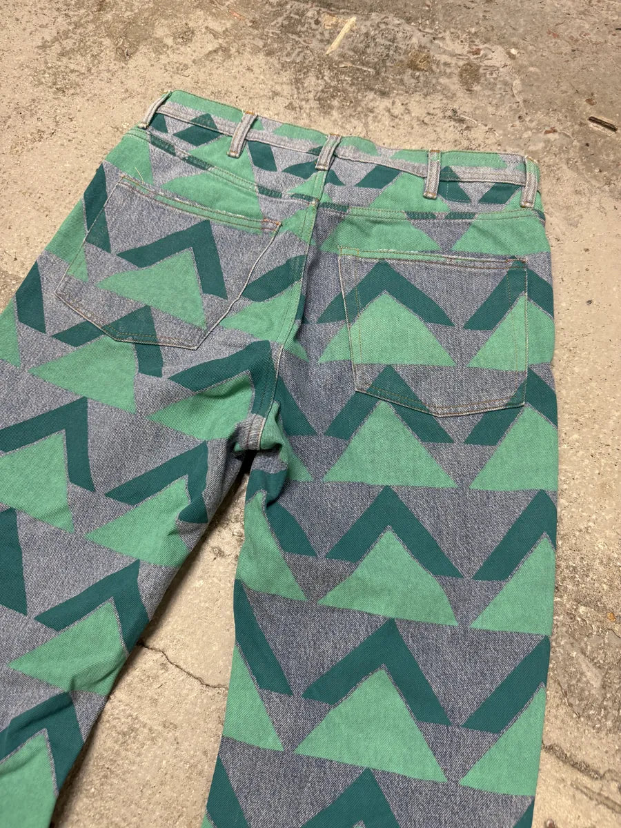 Acne Studios Bla Konst Land Print Denim Jeans LmjGTlu 6