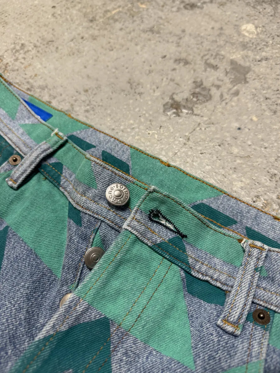 Acne Studios Bla Konst Land Print Denim Jeans LmjGTlu 8