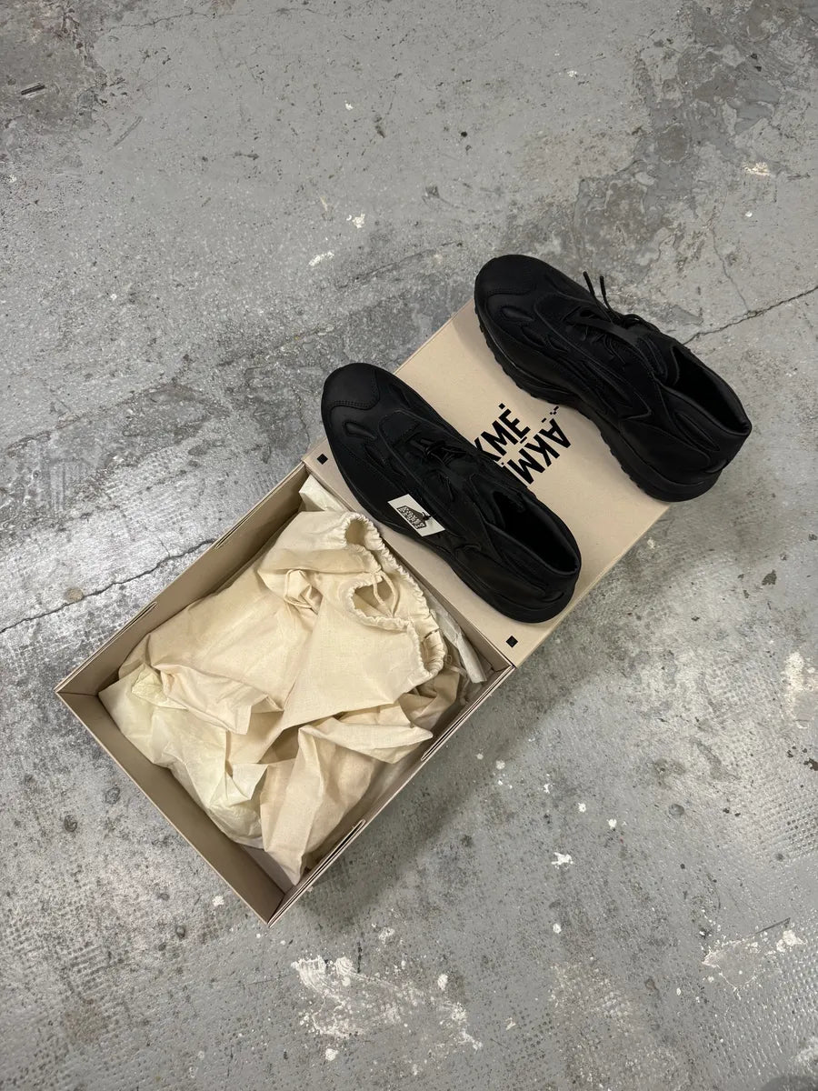 Acne Studios Black Akme Military Vibram Horse Leather Sneakers (41eu/us8) AnNTxjr 7