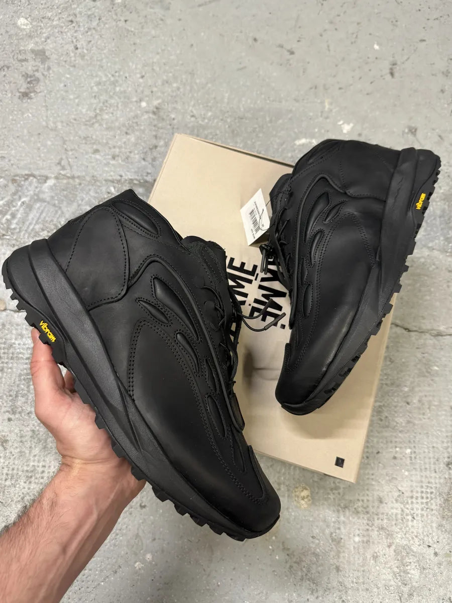 Akmé Black Akme Military Vibram Horse Leather Sneakers ABJZewU 0