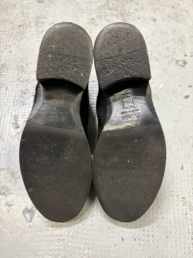 Acne Studios Black Calf Hair Leather Chelsea Boots Ymfvjhc 6