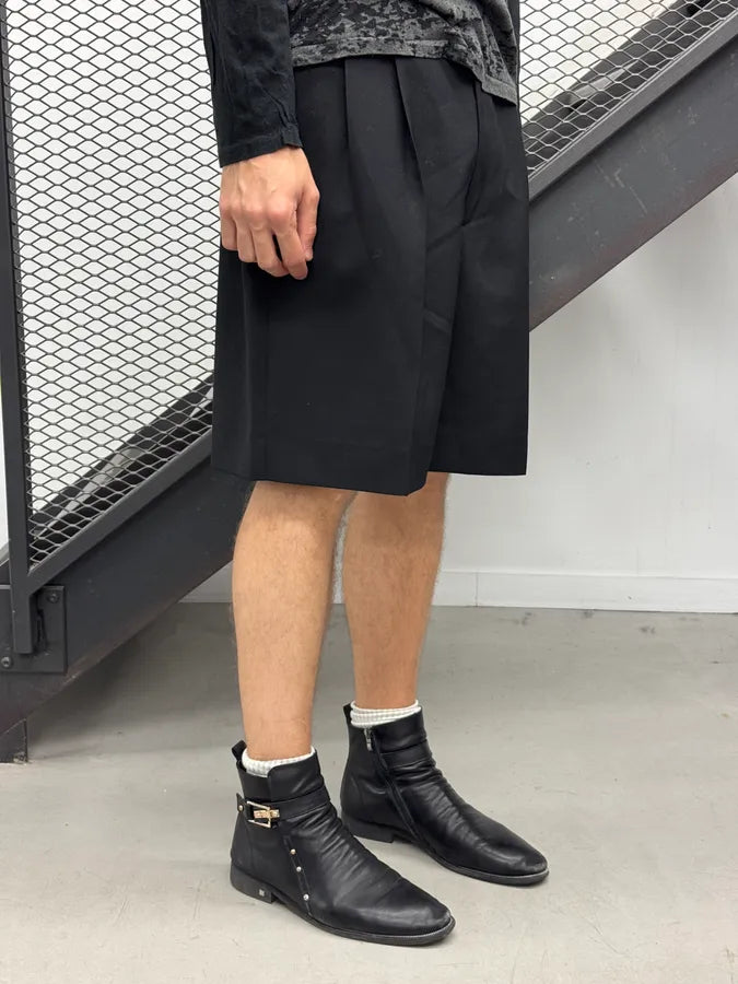 Acne Studios Black Classy Wool Shorts wZeTttL 1