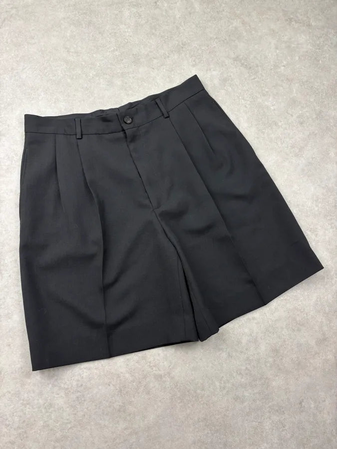 Acne Studios Black Classy Wool Shorts wZeTttL 4