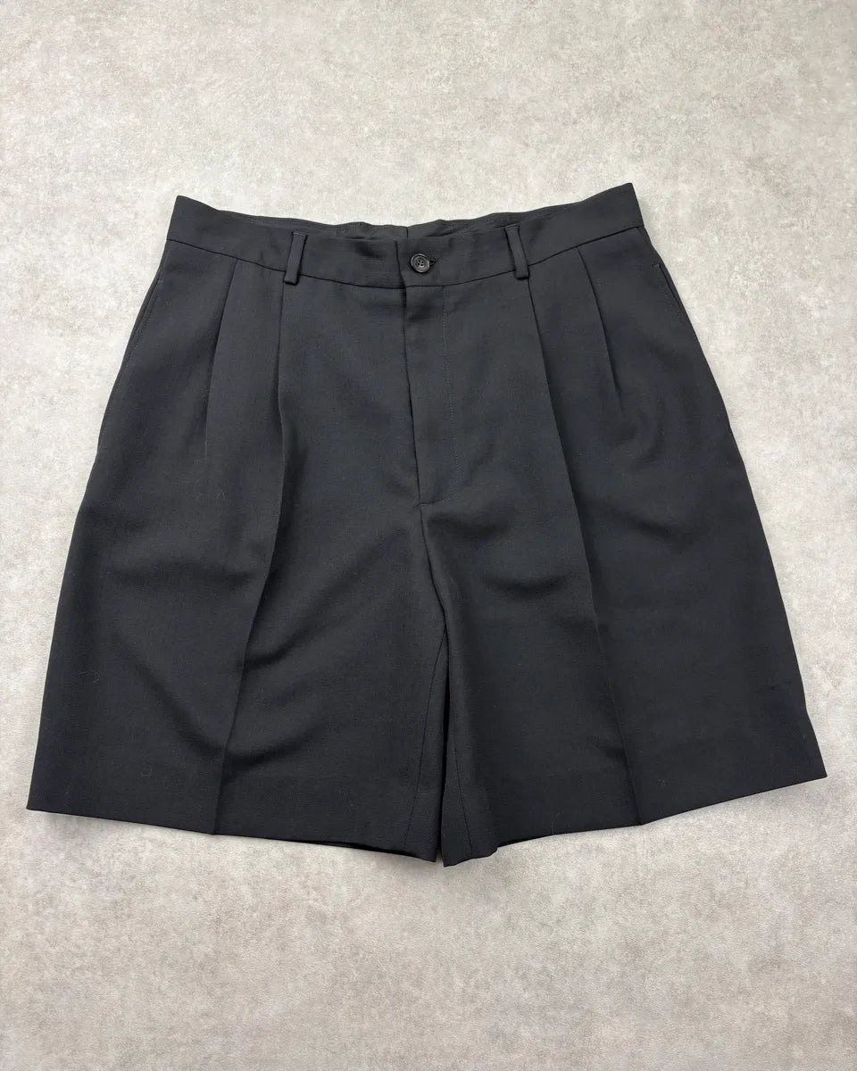 Acne Studios Black Classy Wool Shorts wZeTttL 3