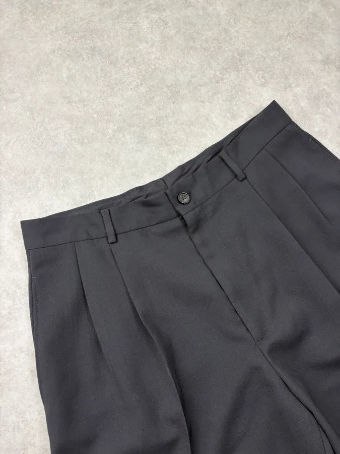 Acne Studios Black Classy Wool Shorts wZeTttL 5
