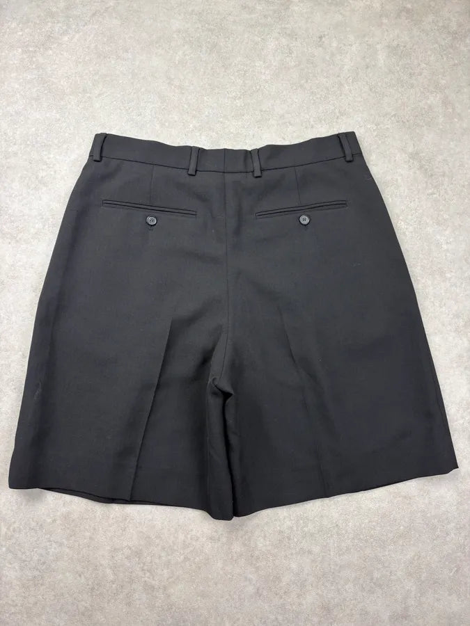 Acne Studios Black Classy Wool Shorts wZeTttL 6