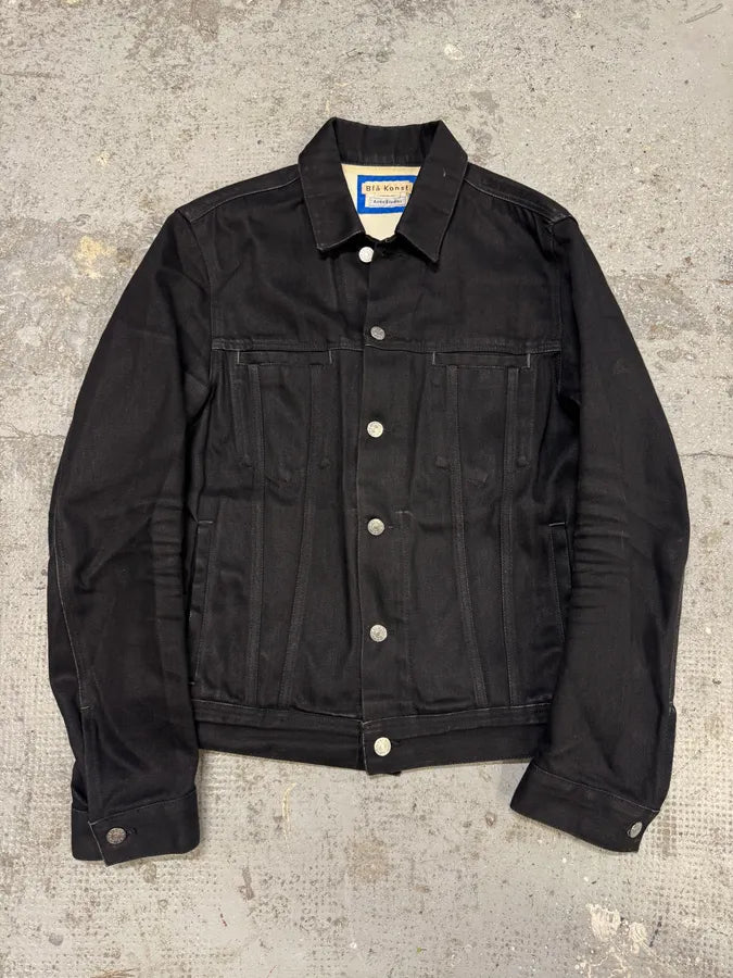 Acne Studios Black Denim Trucker Jacket sHfedWF 0