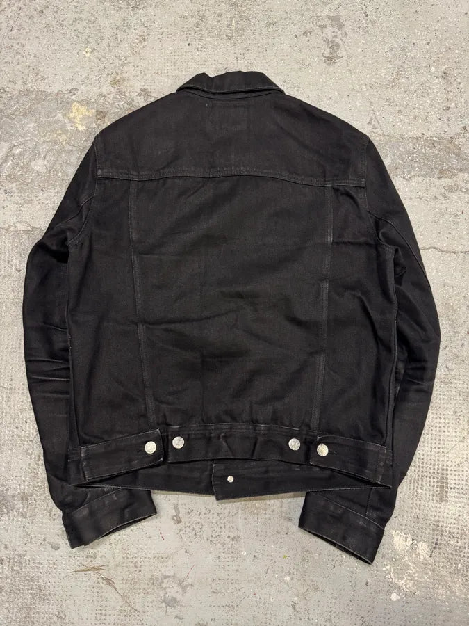 Acne Studios Black Denim Trucker Jacket sHfedWF 1