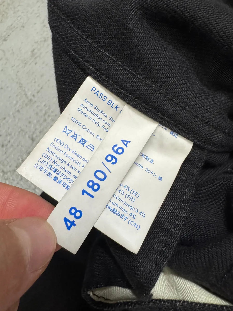 Acne Studios Black Denim Trucker Jacket sHfedWF 6