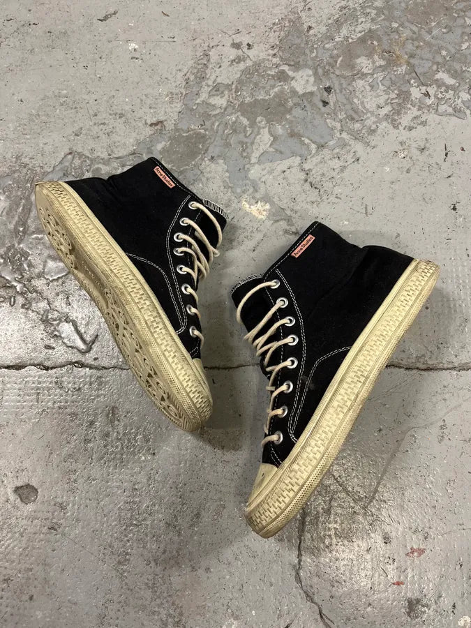 Acne Studios Black High Canvas Shoes – Dolce Vita Hub