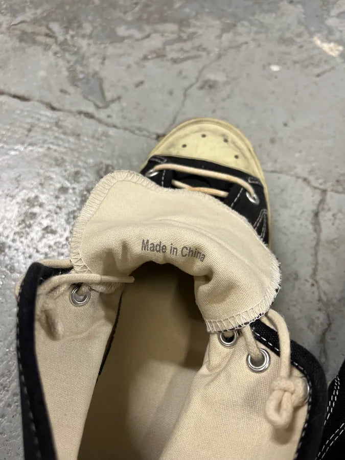 Acne Studios Black High Canvas Shoes (41eu/us8) GZVQpdq 6