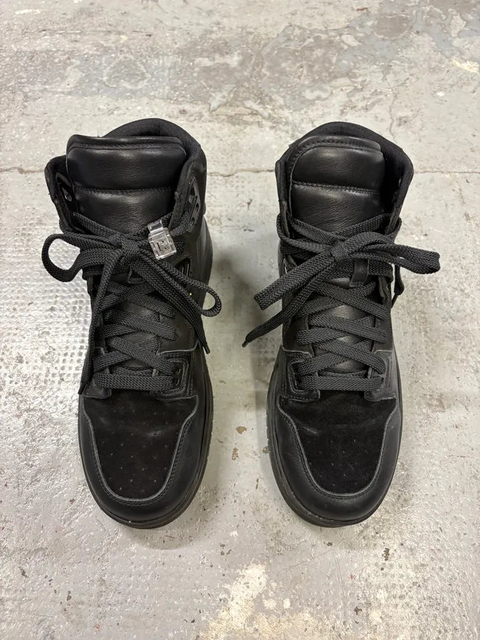 Acne Studios Black High Leather Suede Sneakers (41eu/us8) ZKBcSWH 1