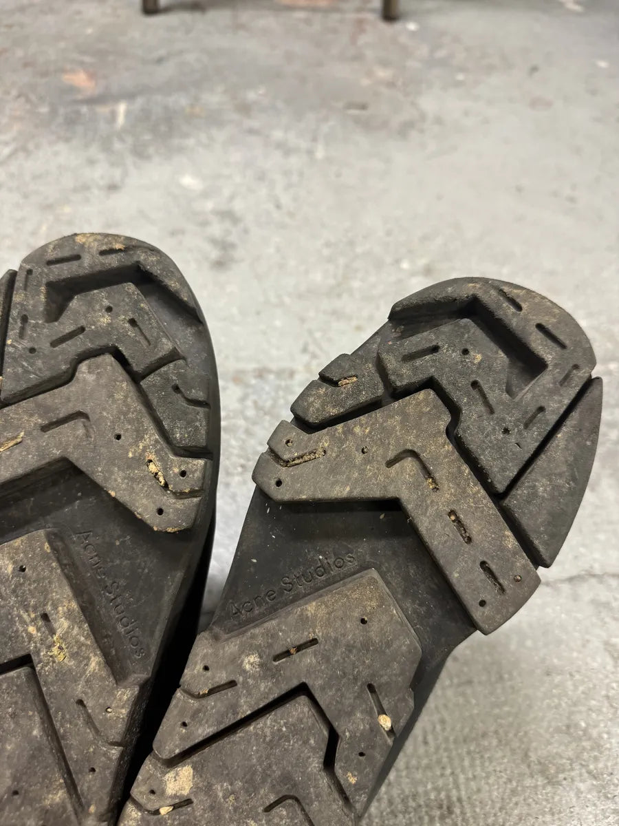 Acne Studios Black Hiking Leather Boots ZLgPZuM 6