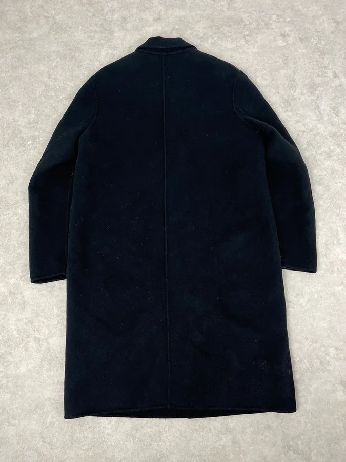 Acne Studios Black Charlie Wool Long Jacket zaaUlVB 5