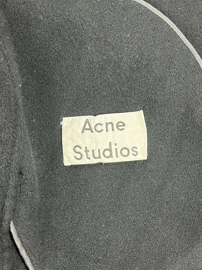 Acne Studios Black Charlie Wool Long Jacket zaaUlVB 8