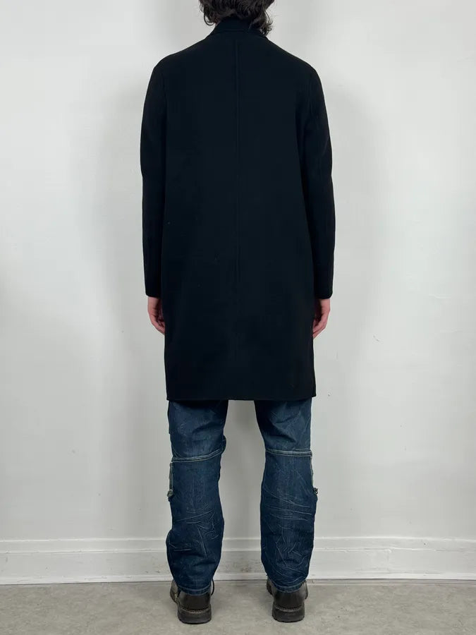 Acne Studios Black Charlie Wool Long Jacket zaaUlVB 2