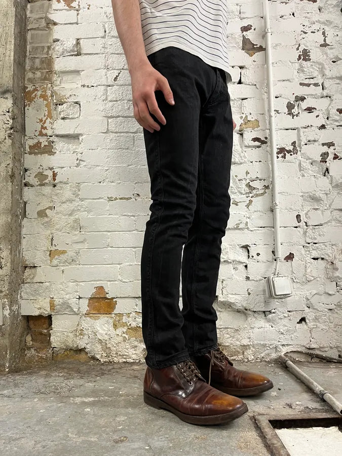 Acne Studios Black Slim Denim Jeans zeMxNUW 2