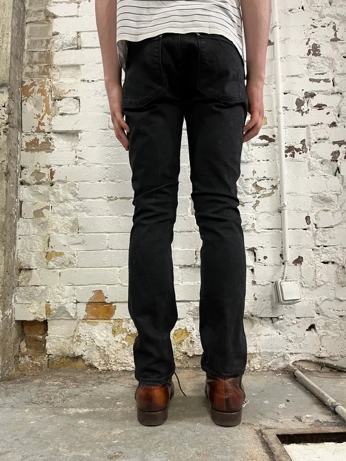 Acne Studios Black Slim Denim Jeans zeMxNUW 3