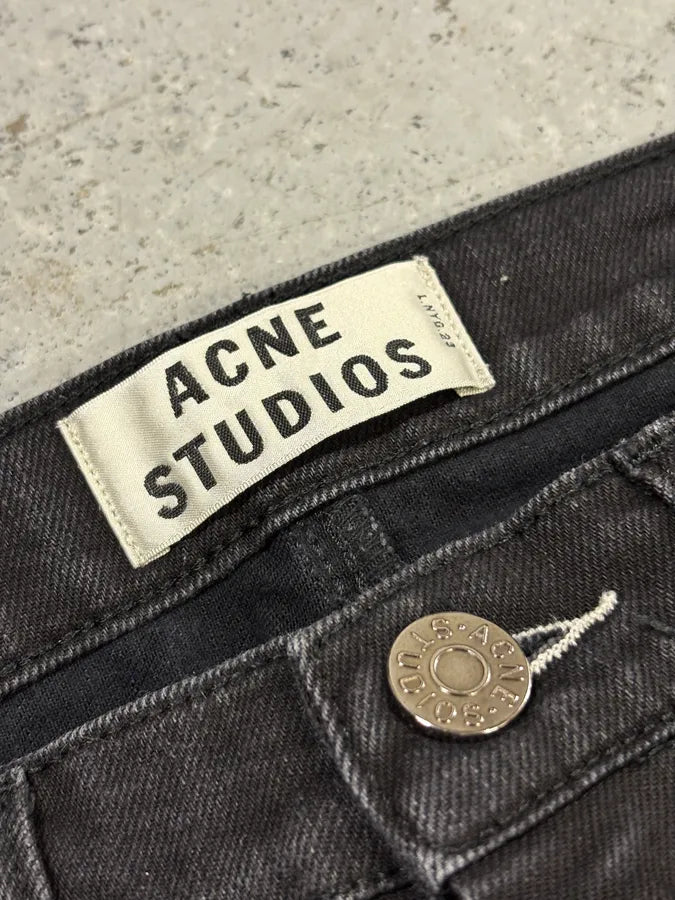 Acne Studios Black Slim Denim Jeans zeMxNUW 6