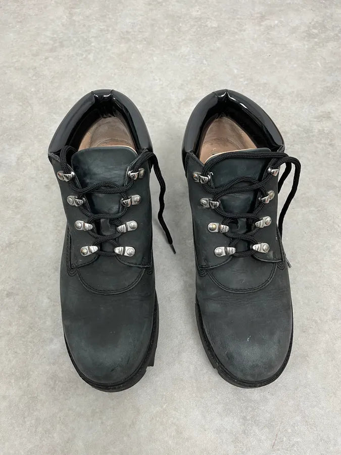 Acne Studios Black Leather Daily Mountain Boots GgMMSkn 3