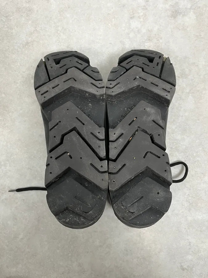 Acne Studios Black Leather Daily Mountain Boots GgMMSkn 4