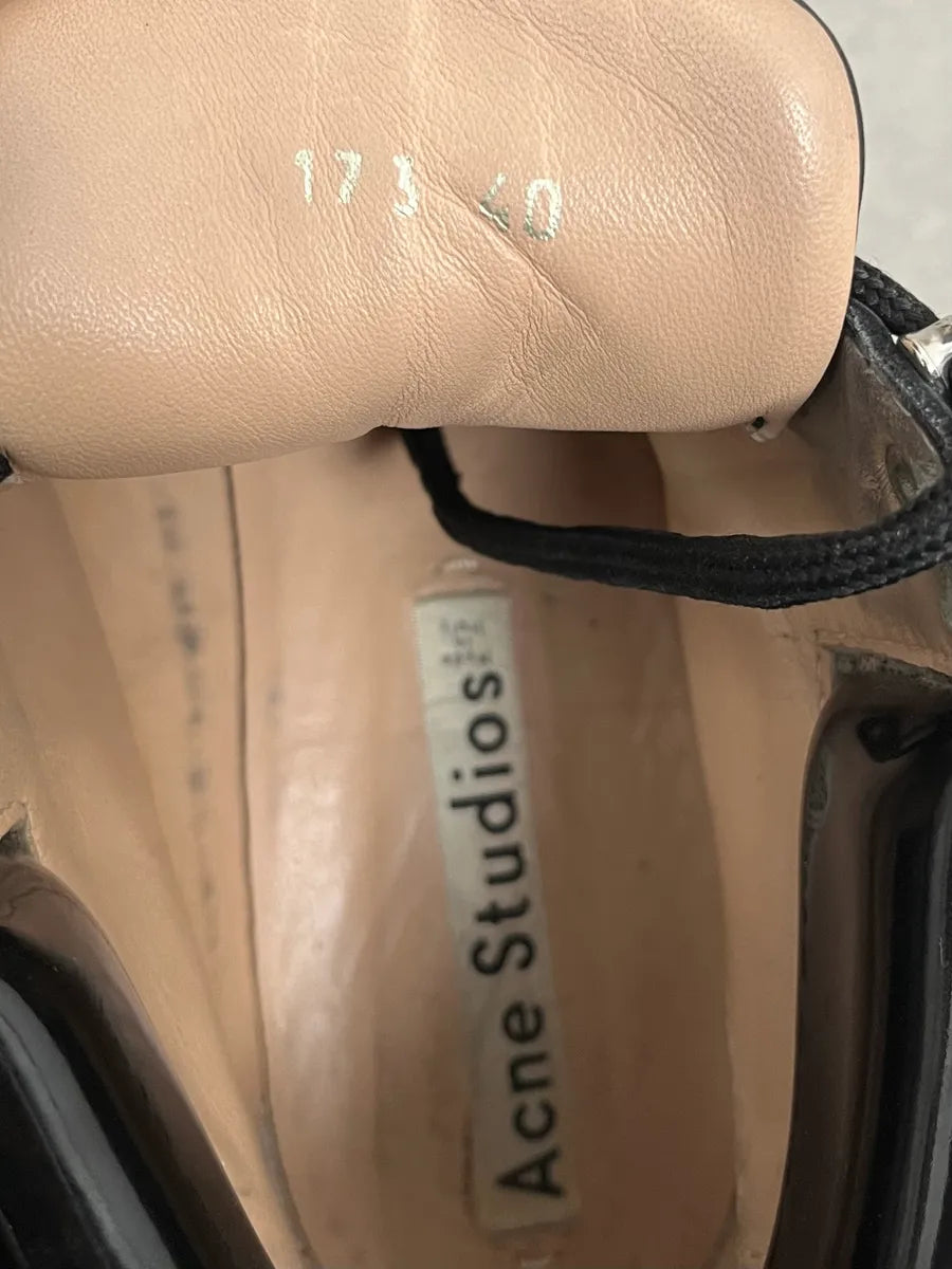 Acne Studios Black Leather Daily Mountain Boots GgMMSkn 7