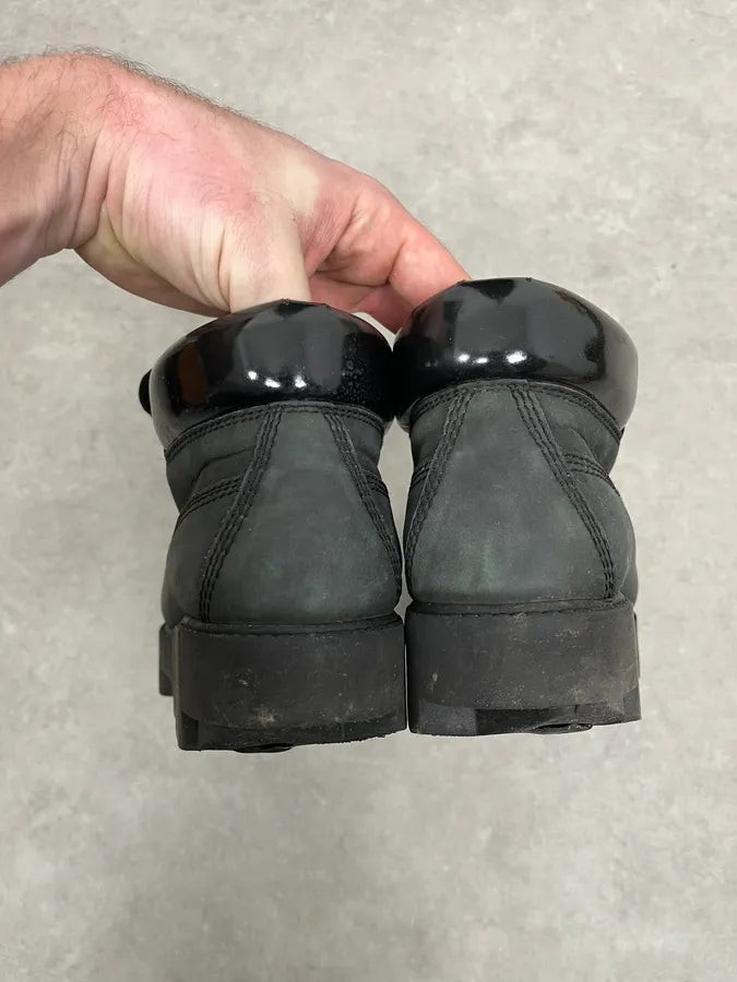 Acne Studios Black Leather Daily Mountain Boots GgMMSkn 5