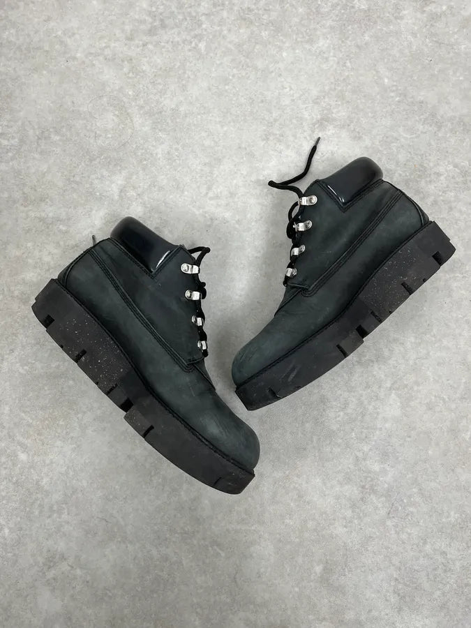 Acne Studios Black Leather Daily Mountain Boots GgMMSkn 6