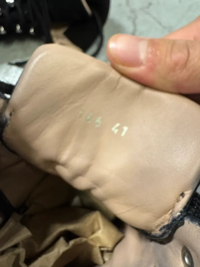 Acne Studios Black Leather Mountain Hiking Boots (41eu/us8) GaXzIMX 9