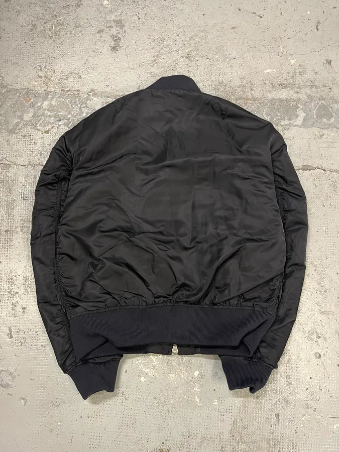 Acne Studios Black Nylon Bomber Jacket HBlyWOl 7