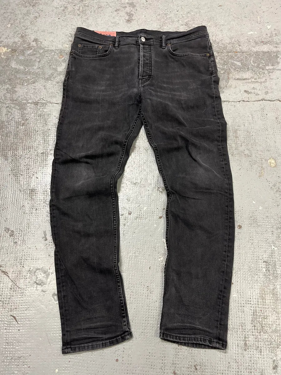 Acne Studios Black Slim Rock Denim Jeans JjFkVmP 0