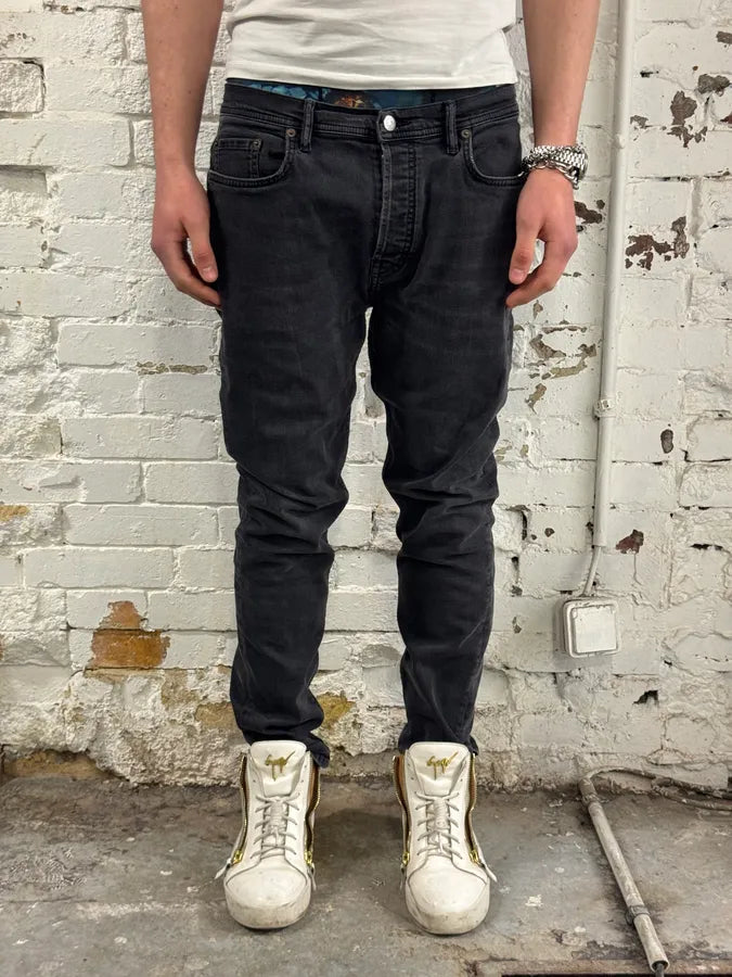 Acne Studios Black Slim Rock Denim Jeans JjFkVmP 1