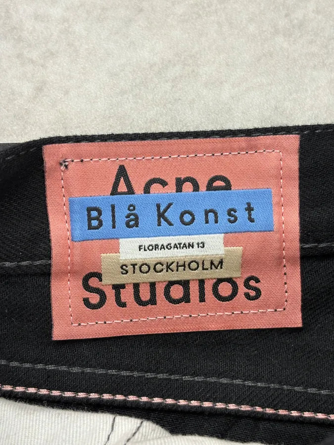Acne Studios Black Straight Jeans wMsmEHX 11