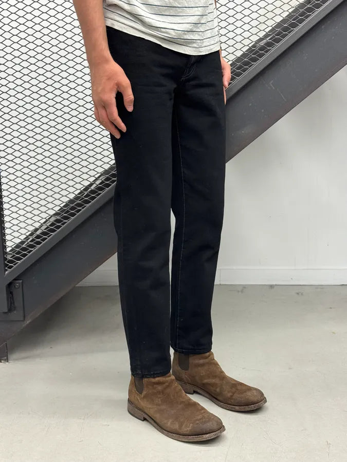 Acne Studios Black Straight Jeans wMsmEHX 2