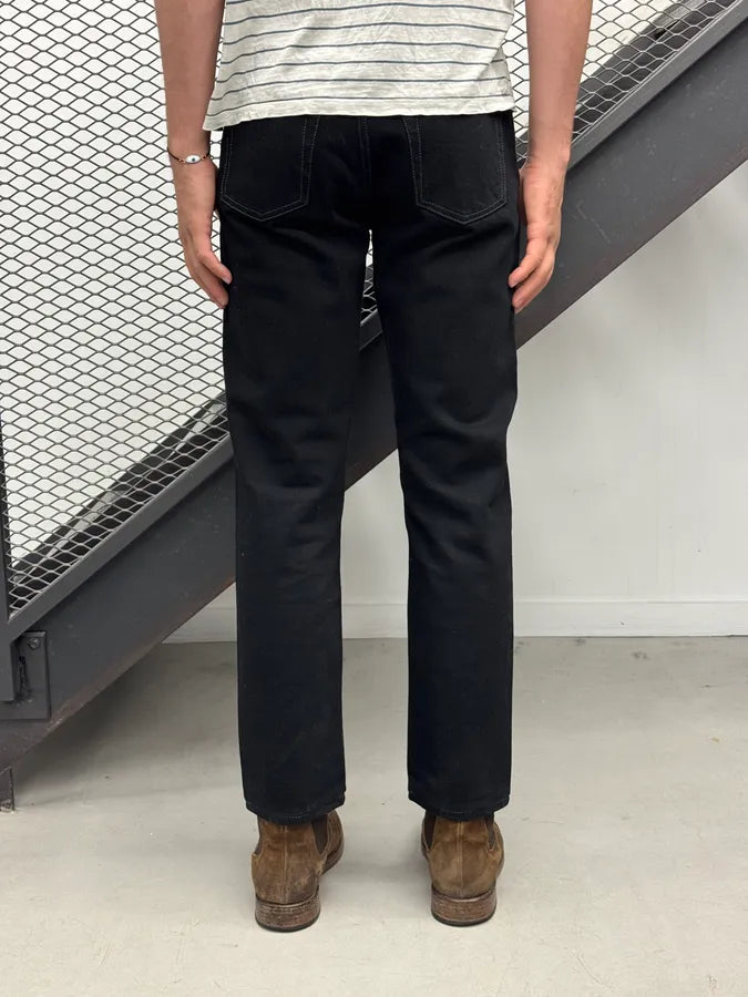 Acne Studios Black Straight Jeans wMsmEHX 3