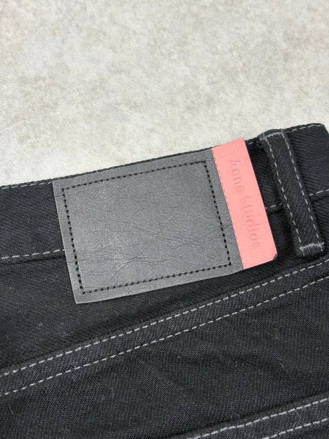 Acne Studios Black Straight Jeans wMsmEHX 10