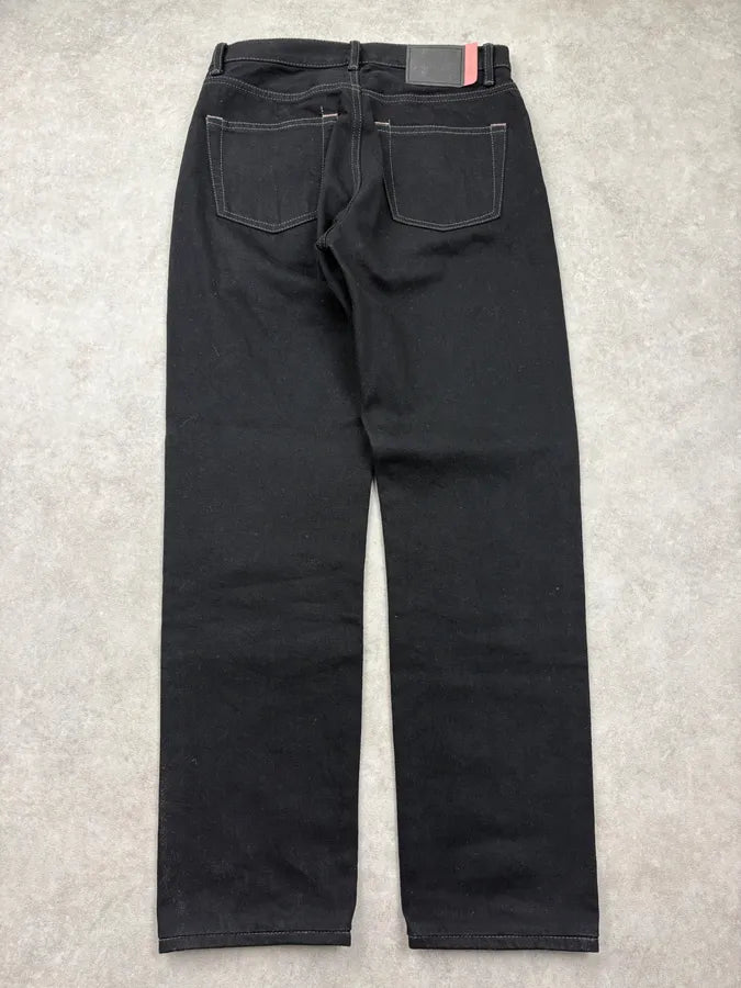 Acne Studios Black Straight Jeans wMsmEHX 6