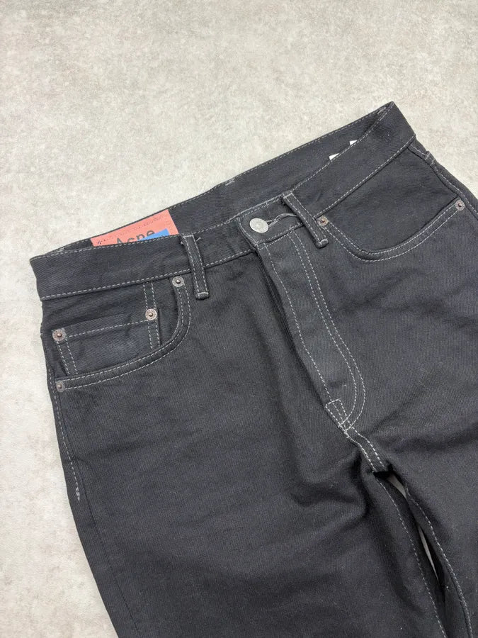 Acne Studios Black Straight Jeans wMsmEHX 5