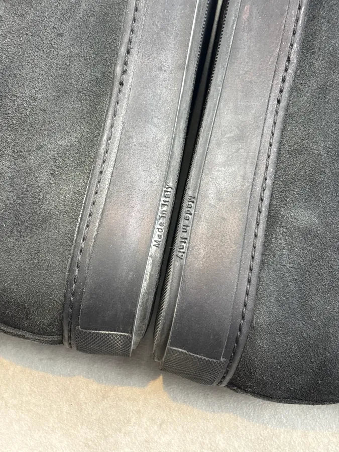Acne Studios Black Suede High Leather Sneakers xTBSexQ 8
