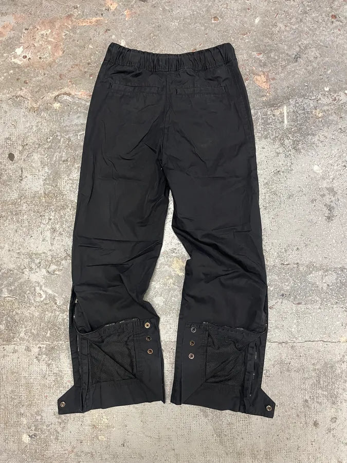 Acne Studios Black Tactical Zip Pants (S/M) 3