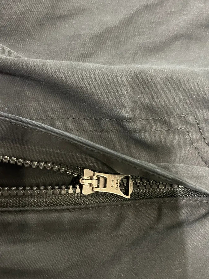 Acne Studios Black Tactical Zip Pants (S/M) 8