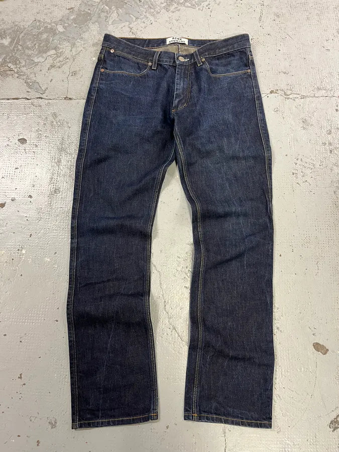 Acne Studios Blue Brut Denim Jeans agOMVTt 0