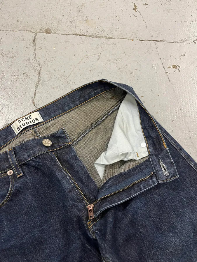 Acne Studios Blue Brut Denim Jeans agOMVTt 8