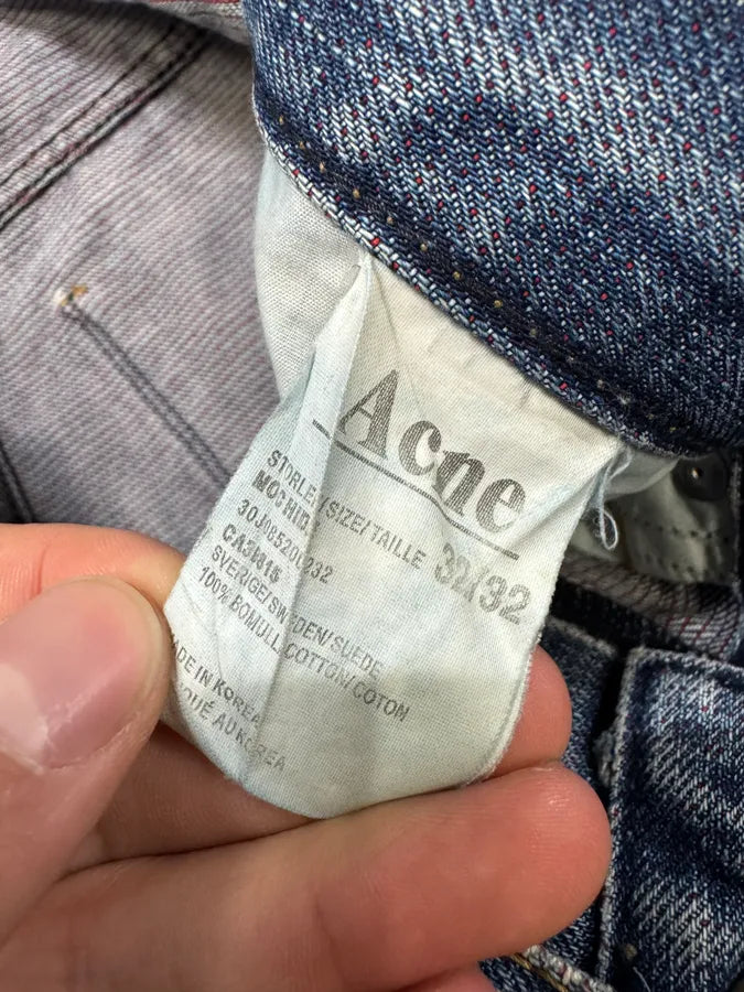 Acne Studios Blue Distressed Denim Jeans (M) devqhAW 6