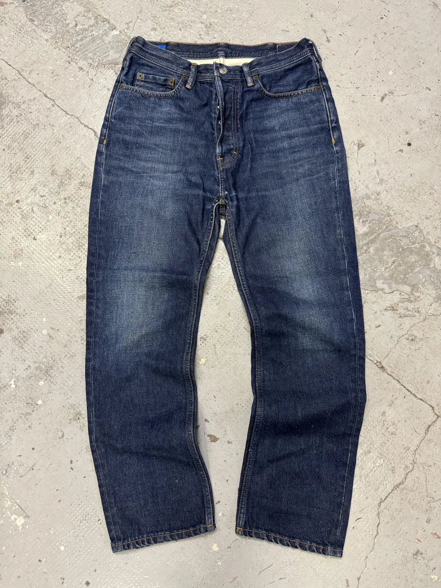 Acne Studios Blue Faded Denim Jeans YiucRFb 0
