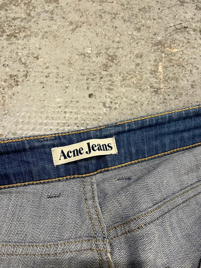 Acne Studios Blue Flared Denim Jeans asEOFAv 9