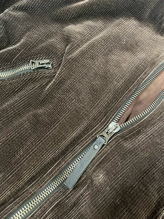 Acne Studios Brown Velvet Bomber Jacket yEdTGEc 7