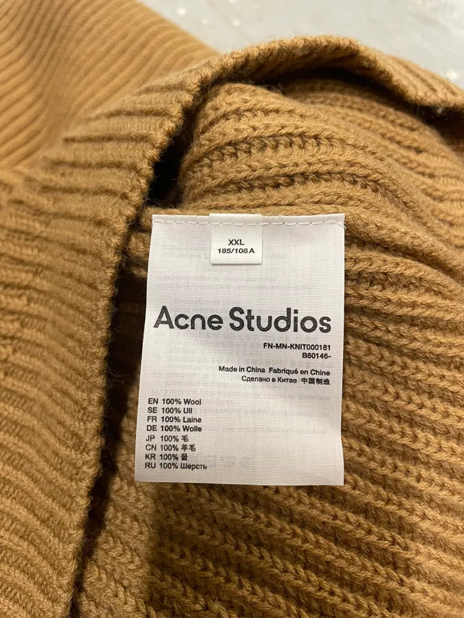 Acne Studios Brown Wool Turtleneck OxIxRBD 5